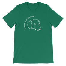 Load image into Gallery viewer, My Special Dachshund - Unisex/Men's T-shirt - WeeShopyDog