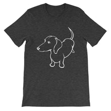 Load image into Gallery viewer, Dachshund Up - Unisex/Men's T-shirt - WeeShopyDog
