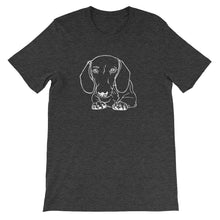 Load image into Gallery viewer, Dachshund Paws - Unisex/Men's T-shirt - WeeShopyDog