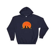 Load image into Gallery viewer, Dachshund In Love - Hooded Sweatshirt - WeeShopyDog