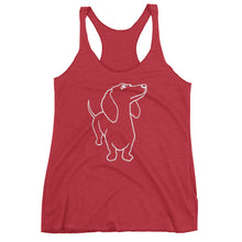 Load image into Gallery viewer, Dachshund - Women's Tank Top - WeeShopyDog