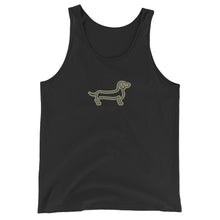 Load image into Gallery viewer, Dachshund Line - Unisex/Men's Tank Top - WeeShopyDog