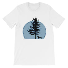 Load image into Gallery viewer, Dachshund Christmas Tree - Unisex/Men's T-shirt - WeeShopyDog
