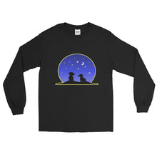 Load image into Gallery viewer, Dachshund Night Love - Long Sleeve T-Shirt - WeeShopyDog