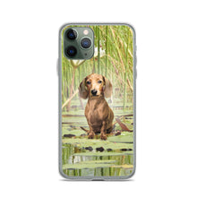 Load image into Gallery viewer, Dachshund Lotus - iPhone Case
