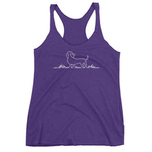 Load image into Gallery viewer, Dachshund Grass - Women's Tank Top - WeeShopyDog