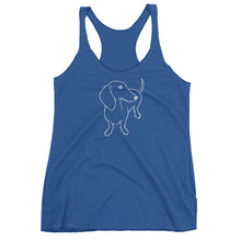 Load image into Gallery viewer, Dachshund Shy - Women's Tank Top - WeeShopyDog