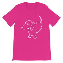 Load image into Gallery viewer, Dachshund Up - Unisex/Men's T-shirt - WeeShopyDog