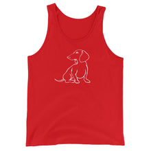 Load image into Gallery viewer, Dachshund Hope - Unisex/Men's Tank Top - WeeShopyDog
