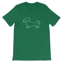 Load image into Gallery viewer, Dachshund Wire Haired - Unisex/Men's T-shirt - WeeShopyDog