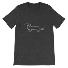 Load image into Gallery viewer, Dachshund Long Haired - Unisex/Men's T-shirt - WeeShopyDog