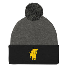 Load image into Gallery viewer, Dachshund - Pom Pom Knit Beanie - WeeShopyDog