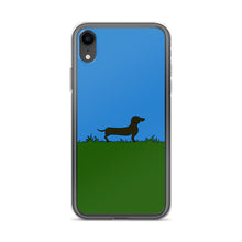 Load image into Gallery viewer, Dachshund Line Grass - iPhone Case