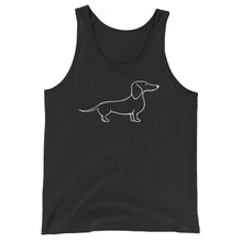 Load image into Gallery viewer, Dachshund Happy - Unisex/Men's Tank Top - WeeShopyDog