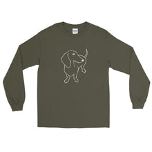 Load image into Gallery viewer, Dachshund Shy - Long Sleeve T-Shirt - WeeShopyDog