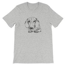Load image into Gallery viewer, Dachshund Paw - Unisex/Men's T-shirt - WeeShopyDog