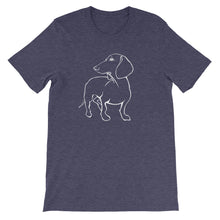 Load image into Gallery viewer, Dachshund Beauty - Unisex/Men's T-shirt - WeeShopyDog