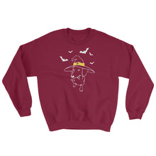Load image into Gallery viewer, Dachshund Halloween Bats - Sweatshirt - WeeShopyDog