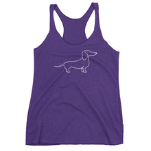 Load image into Gallery viewer, Dachshund Happy - Women's Tank Top - WeeShopyDog