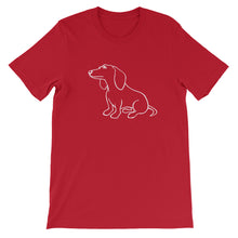 Load image into Gallery viewer, Dachshund Dreamer - Unisex/Men's T-shirt - WeeShopyDog