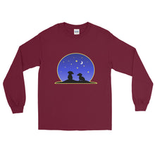 Load image into Gallery viewer, Dachshund Night Love - Long Sleeve T-Shirt - WeeShopyDog