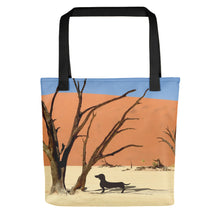Load image into Gallery viewer, Dachshund Namibia View - Color Tote bag - WeeShopyDog
