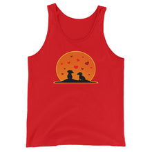 Load image into Gallery viewer, Dachshund In Love - Unisex/Men's Tank Top - WeeShopyDog
