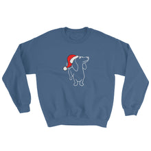 Load image into Gallery viewer, Dachshund Christmas Santa - Sweatshirt - WeeShopyDog