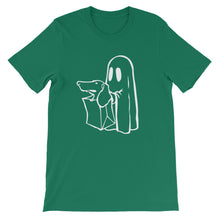 Load image into Gallery viewer, Dachshund Halloween Boo - Unisex/Men's T-shirt - WeeShopyDog