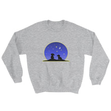Load image into Gallery viewer, Dachshund Night Love - Sweatshirt - WeeShopyDog