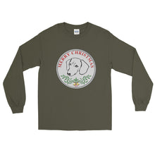 Load image into Gallery viewer, Dachshund Merry Christmas - Long Sleeve T-Shirt - WeeShopyDog