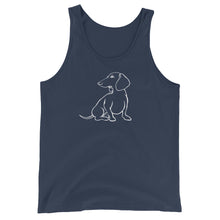 Load image into Gallery viewer, Dachshund Hope - Unisex/Men's Tank Top - WeeShopyDog