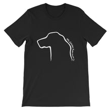 Load image into Gallery viewer, My Golden Retriever Outline - Unisex/Men's T-shirt - WeeShopyDog