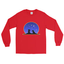 Load image into Gallery viewer, Dachshund Night Love - Long Sleeve T-Shirt - WeeShopyDog
