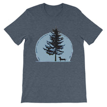 Load image into Gallery viewer, Dachshund Christmas Tree - Unisex/Men's T-shirt - WeeShopyDog