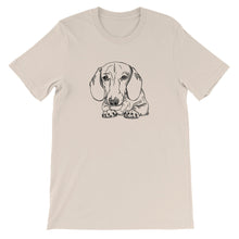Load image into Gallery viewer, Dachshund Paw - Unisex/Men&#39;s T-shirt - WeeShopyDog
