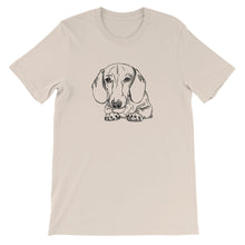 Load image into Gallery viewer, Dachshund Paw - Unisex/Men's T-shirt - WeeShopyDog