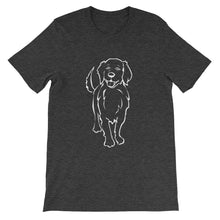 Load image into Gallery viewer, Golden Retriever Smile - Unisex/Men's T-shirt - WeeShopyDog