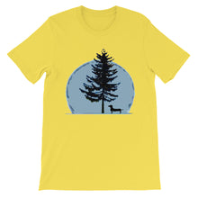 Load image into Gallery viewer, Dachshund Christmas Tree - Unisex/Men's T-shirt - WeeShopyDog