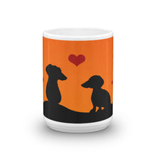Load image into Gallery viewer, Dachshund In Love - Mug - WeeShopyDog