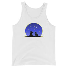 Load image into Gallery viewer, Dachshund Night Love - Unisex/Men's Tank Top - WeeShopyDog