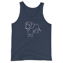 Load image into Gallery viewer, Dachshund Wonder - Unisex/Men's Tank Top - WeeShopyDog