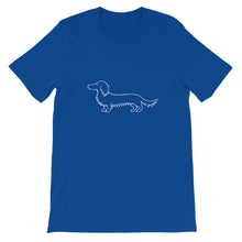 Load image into Gallery viewer, Dachshund Long Haired - Unisex/Men's T-shirt - WeeShopyDog