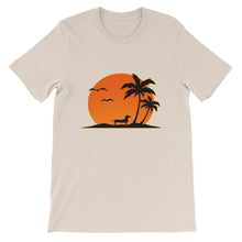 Load image into Gallery viewer, Dachshund Palm Tree - Unisex/Men's T-shirt - WeeShopyDog