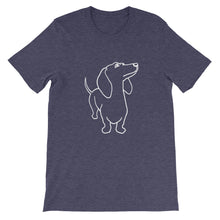 Load image into Gallery viewer, Dachshund - Unisex/Men's T-shirt - WeeShopyDog
