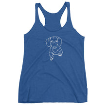 Load image into Gallery viewer, Dachshund Play - Women's Tank Top - WeeShopyDog