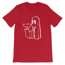 Load image into Gallery viewer, Dachshund Halloween Boo - Unisex/Men's T-shirt - WeeShopyDog