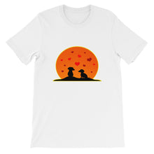 Load image into Gallery viewer, Dachshund In Love - Unisex/Men's T-shirt - WeeShopyDog
