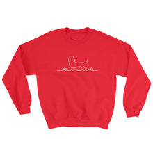 Load image into Gallery viewer, Dachshund Grass - Sweatshirt - WeeShopyDog