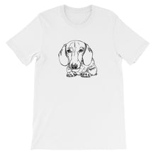 Load image into Gallery viewer, Dachshund Paw - Unisex/Men's T-shirt - WeeShopyDog
